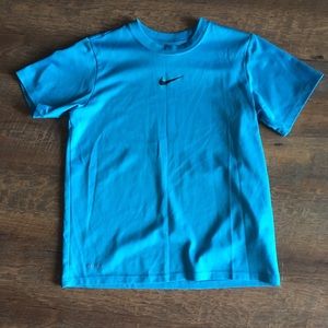 Nike Drifit Boys Small Blue Shirt